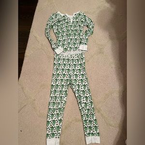 Roller Rabbit Green-Monkey Pajamas, Kids Size 10